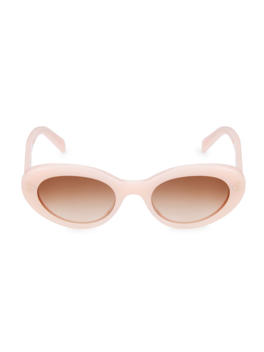 CELINE 53MM Cat Eye Sunglasses | Saks Fifth Avenue