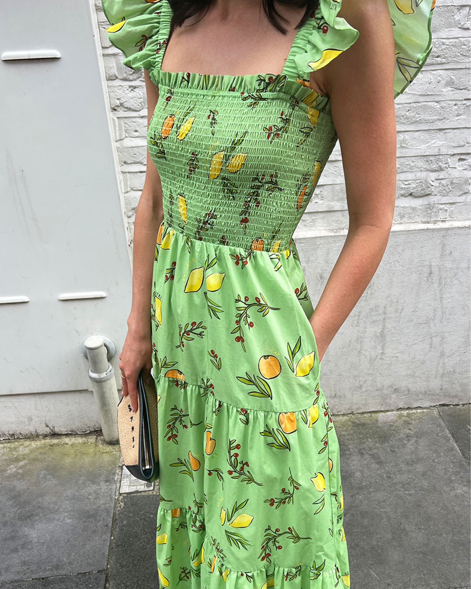 dress by kitri via harvey nichols 
bag by marni via net a porter
sandals by & other stories 

#LTKeurope #LTKstyletip #LTKSeasonal