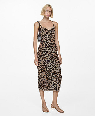 Women's Leopard Midi Dress | Macy's