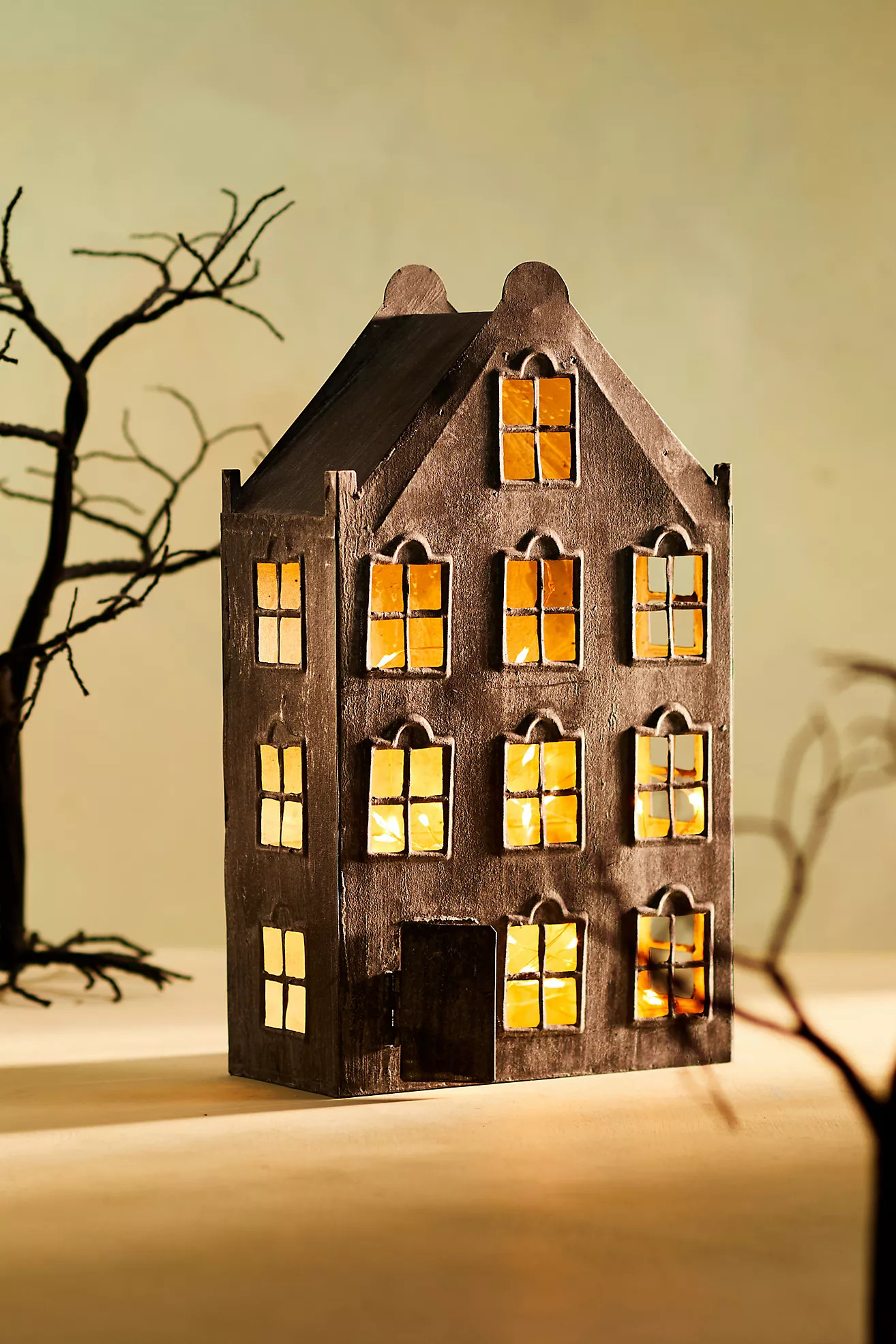 Concordville Spooky Village Half House, Wide | Anthropologie (US)