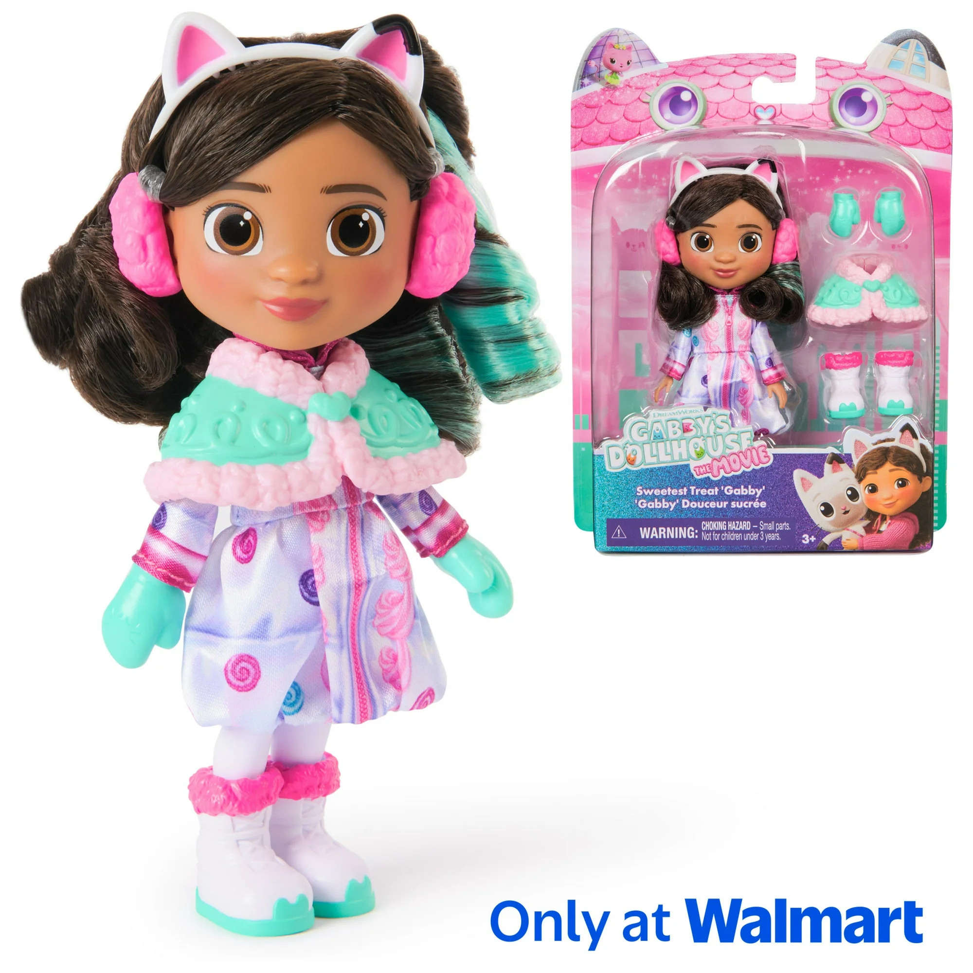 Gabby's Dollhouse: The Movie, Sweetest Treat Gabby Doll, Confection-Themed Snow Gear & Accessorie... | Walmart (US)