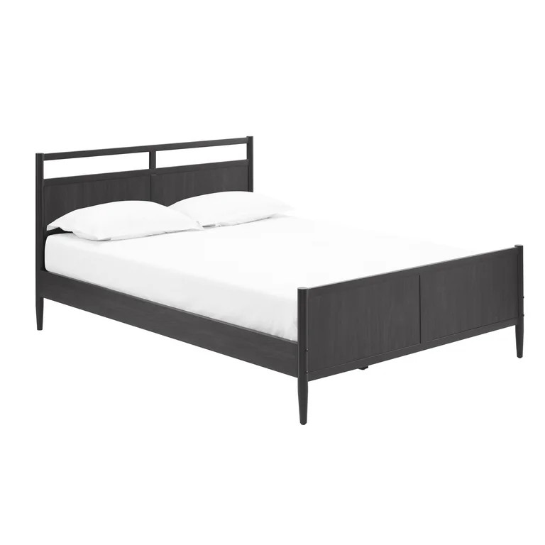 Better Homes & Gardens Oaklee Queen Bed, Charcoal Finish | Walmart (US)