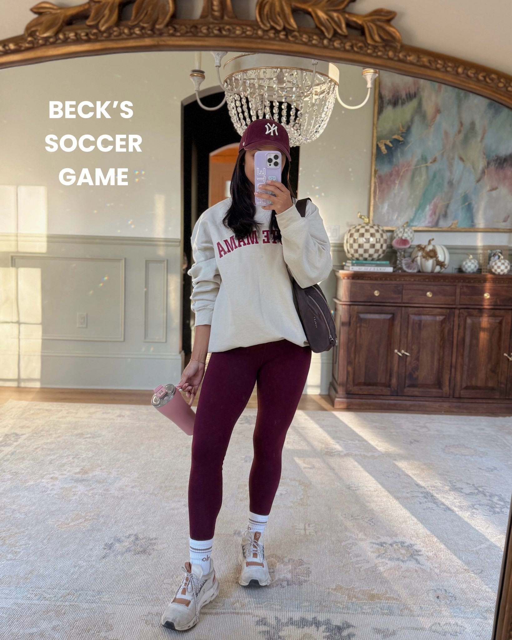 What I wore to Beck’s soccer game
Dm me if you want to purchase one of my “haute mama” sweatshirts!


#LTKActive #LTKItBag #LTKShoeCrush