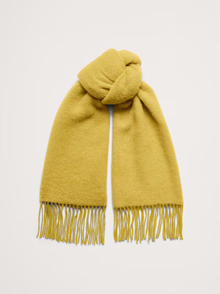 Brushed Alpaca-Wool Blend Scarf | Banana Republic (US)