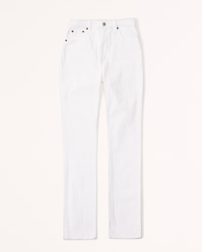 Curve Love Ultra High Rise 90s Slim Straight Jean | Abercrombie & Fitch (US)