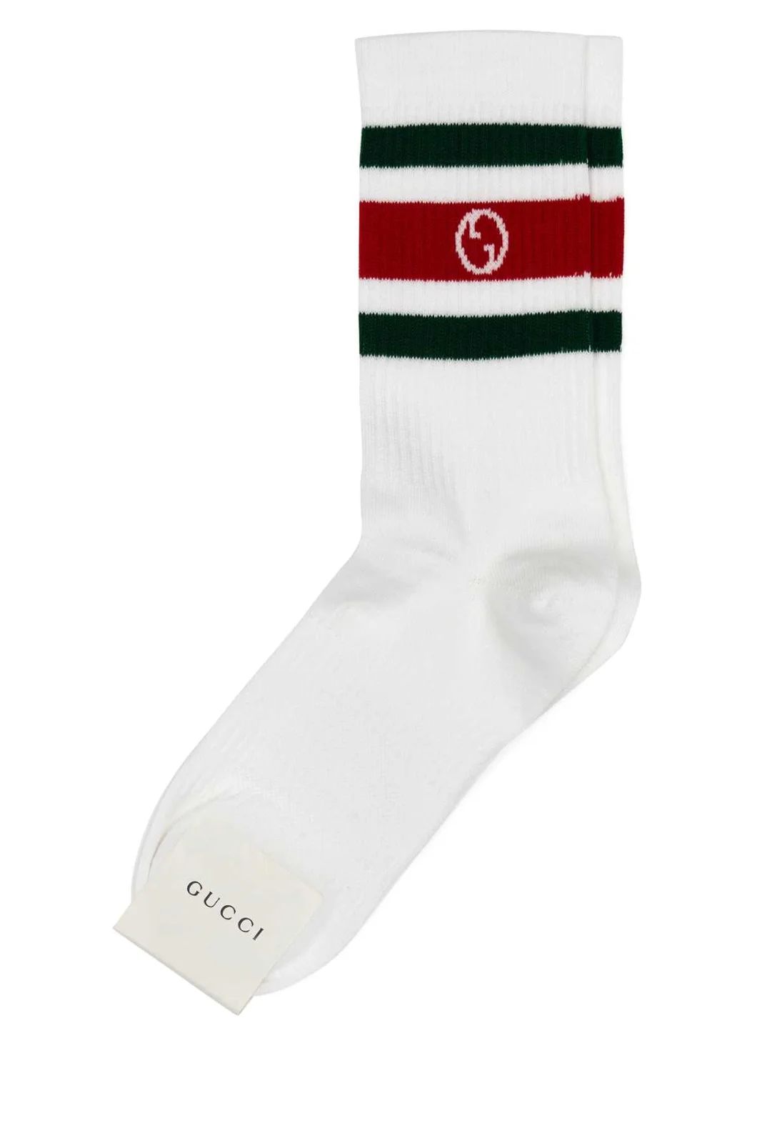 Gucci Interlocking G Ribbed Knit Socks | Cettire Global