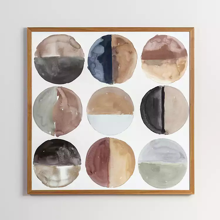 Align Dots Framed Art Print | Kirkland's Home