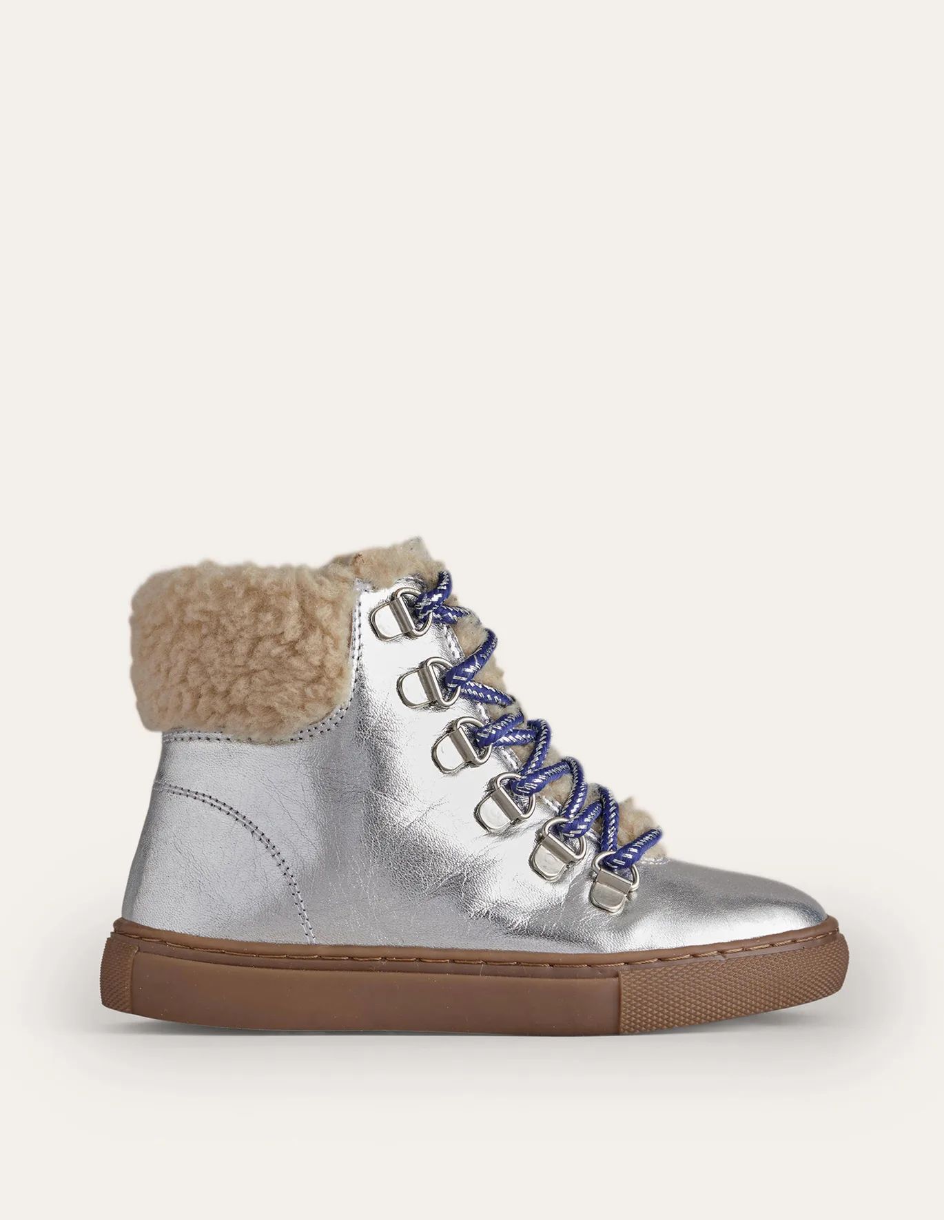 Cosy Leather Lace Up Boots | Boden (US)