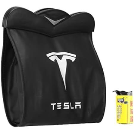 Farmogo Tesla Model 3 Model Y Trash Can Back Seat Garbage Bin Hanging Organizer Magnet Switch Waterp | Amazon (US)