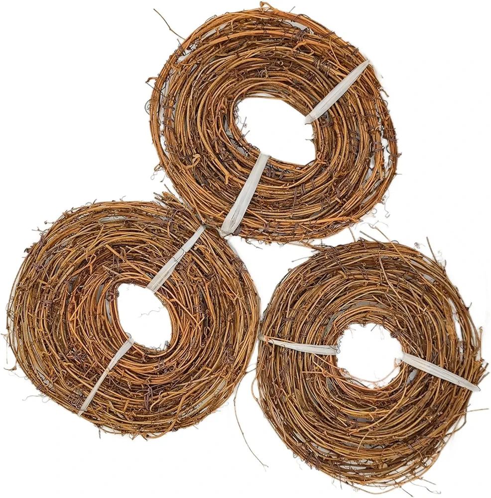 DIY Crafts Natural Grapevine Twig Garland Wreaths Decor 15-Feet for Wedding House Holiday Door Wa... | Amazon (US)