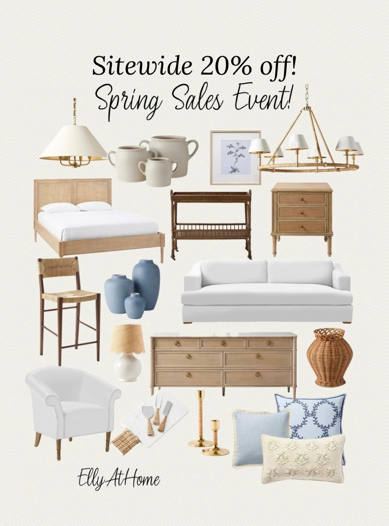 20% Off everything at Serena & Lily! Shop coastal decor, kitchen stools, bedroom furniture, living room furniture, throw pillows, lighting and more home decor accessories for spring & summer! 

#LTKSaleAlert #LTKHome