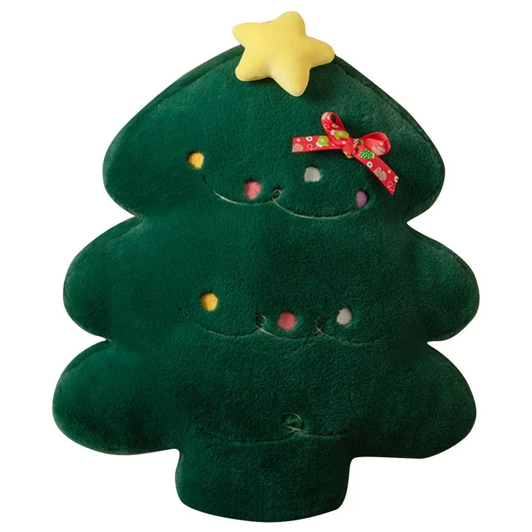 Christmas Throw Pillow Soft Adorable Decor Pillow With Christmas Style Bow For Home Living Room S... | Walmart (US)