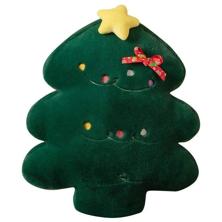 Christmas Throw Pillow Soft Adorable Decor Pillow With Christmas Style Bow For Home Living Room S... | Walmart (US)