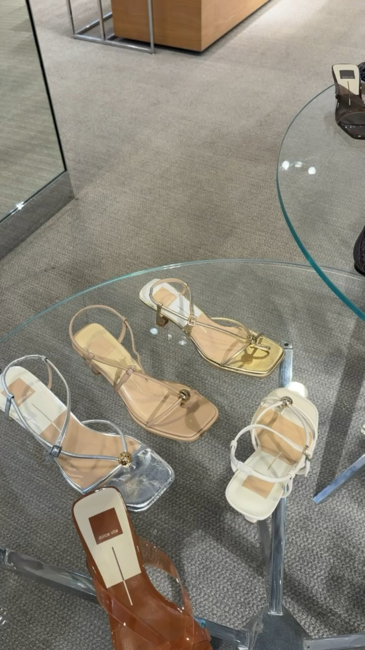 Strap sandals for spring, chic sandals, dolce vita, sandal heels, spring fashion, annabrstyle.

#LTKOver40