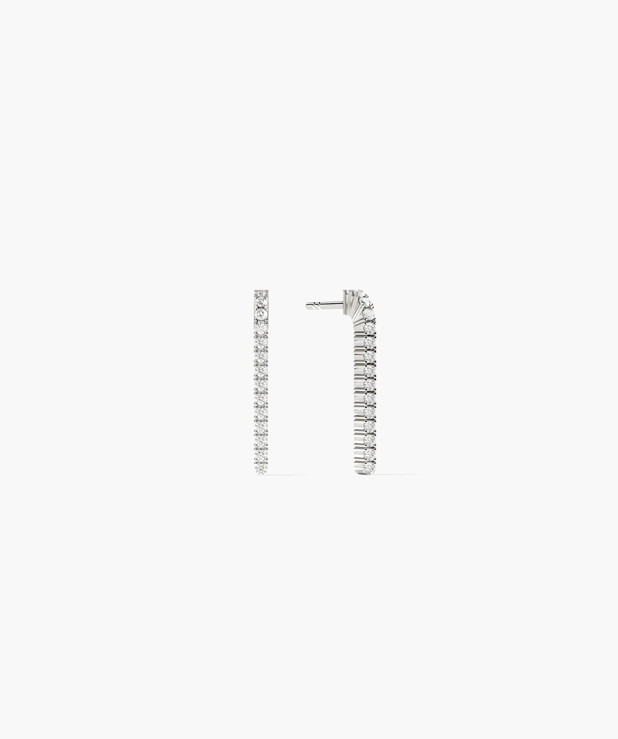 Drop Shot Tennis Earrings | Mejuri | Mejuri Fine Crew