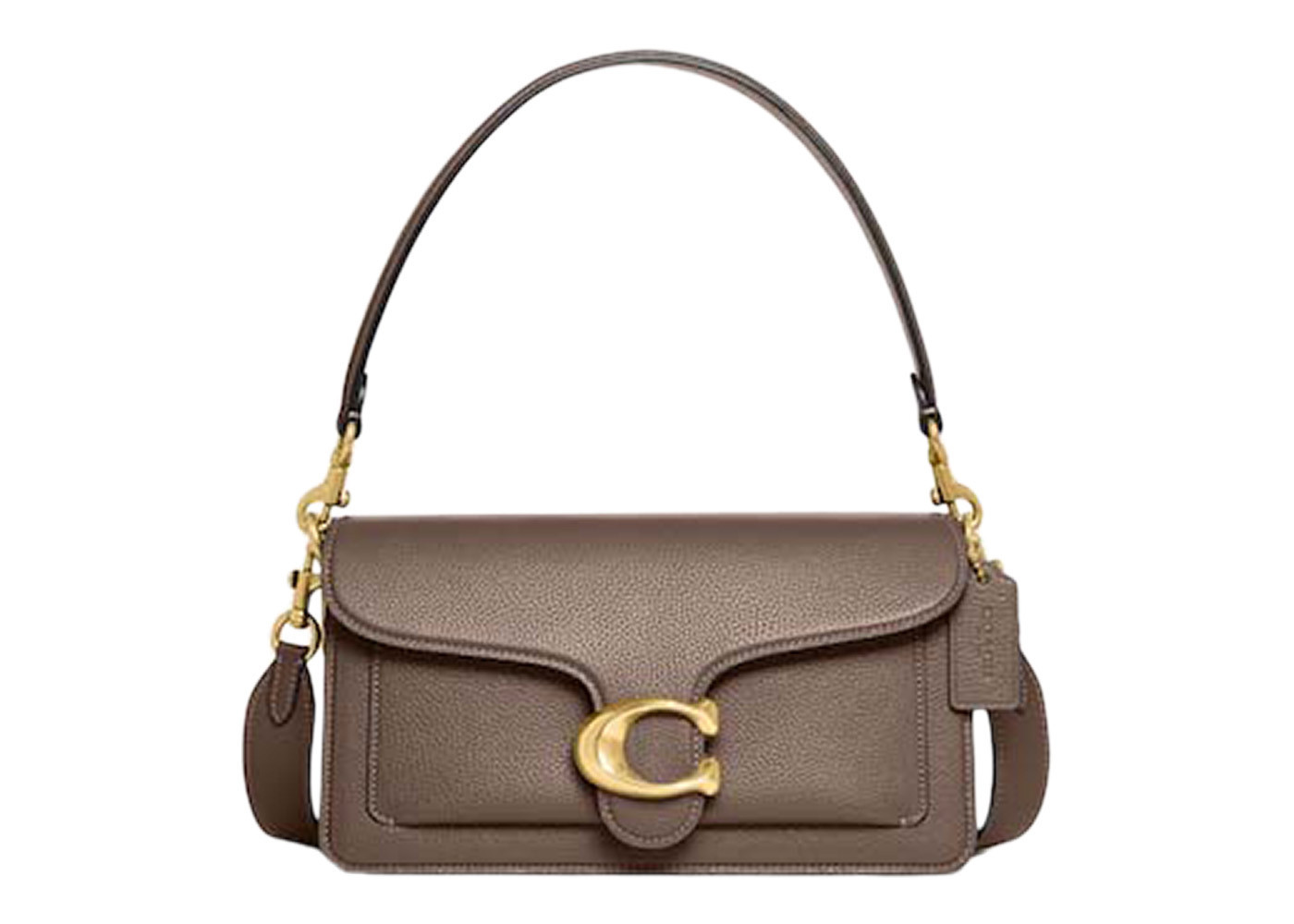 Women's Coach Shoulder Bag Tabby 26 in Brass/Dark Stone | StockX