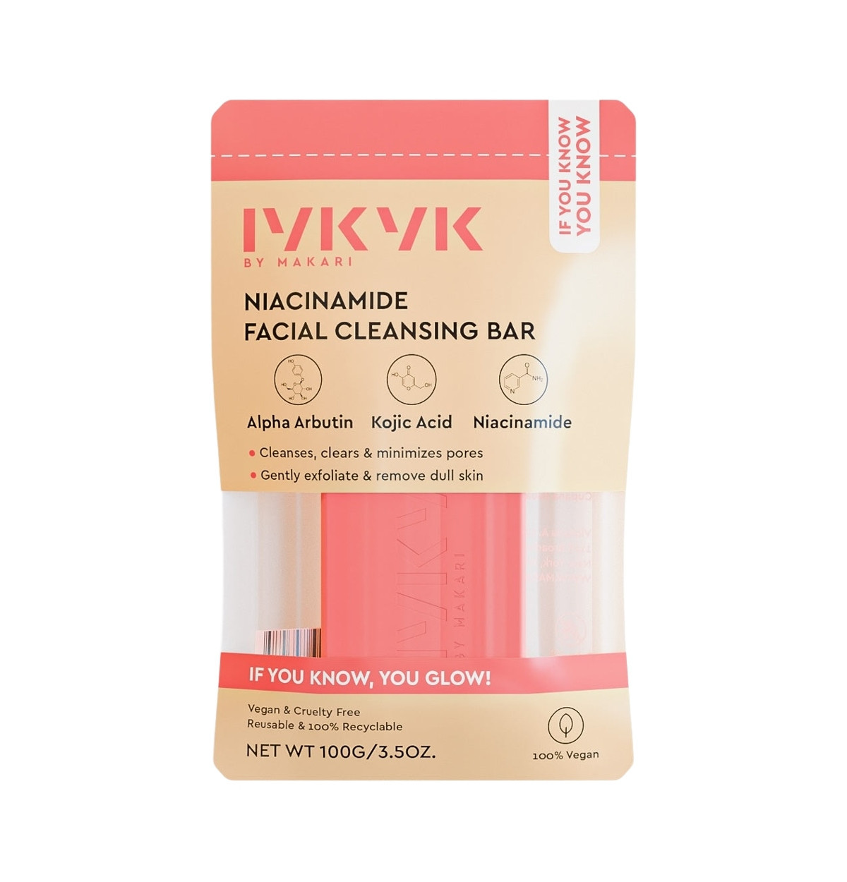 Makari Niacinamide Facial Cleansing Bar - 7oz - Red | Macy's