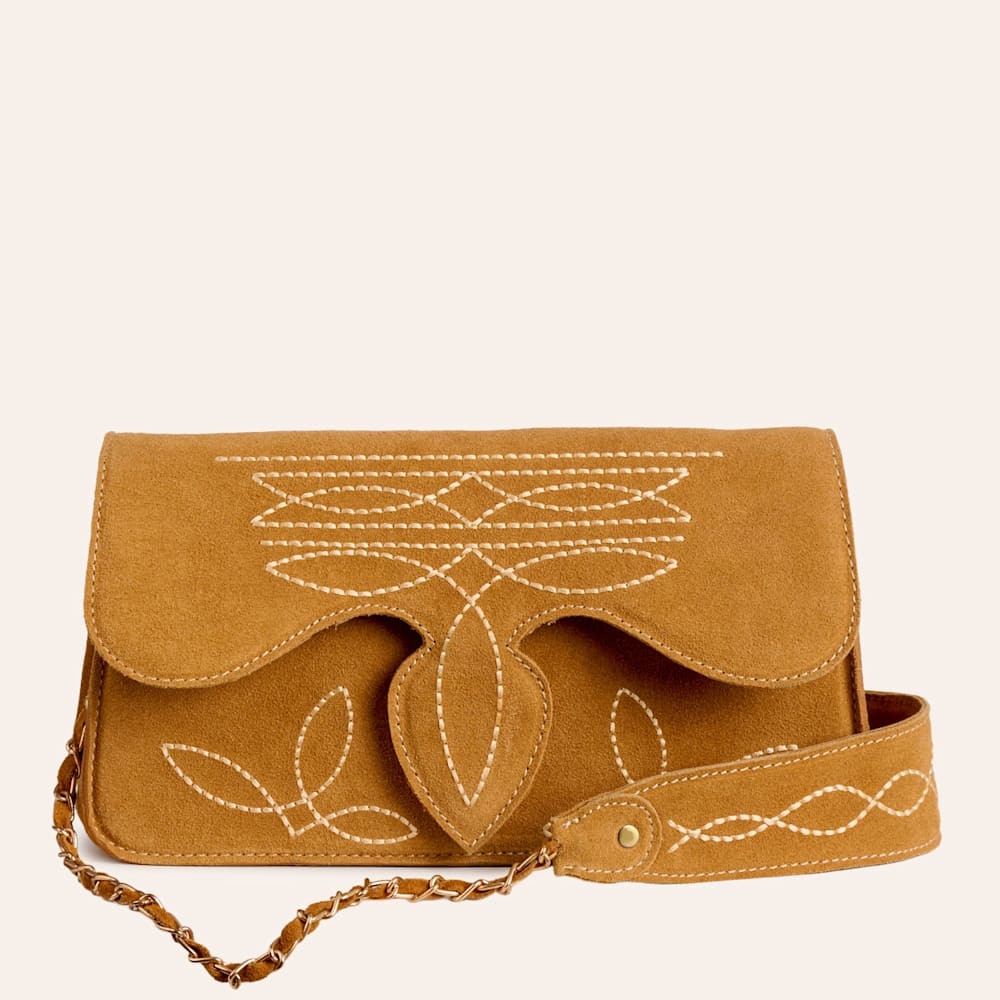 American Darling Butterscotch Boot Stitch Cutout Crossbody Bag | Cavender's