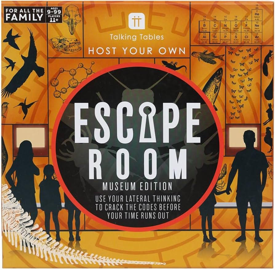 Talking Tables Museum Themed Escape Room Game Kids | Solve Unique Puzzles and Codes to Find The E... | Amazon (US)