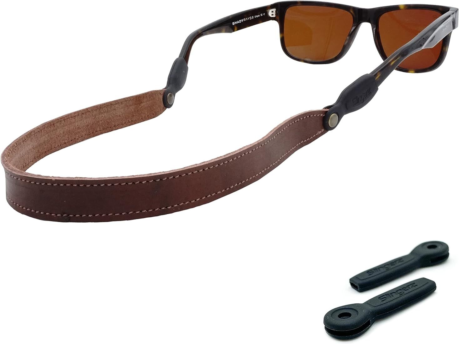 Authentic Horween Leather Sunglass Strap | Made in USA | SLINGERZ Glasses Straps & Eyeglass Chains | | Amazon (US)