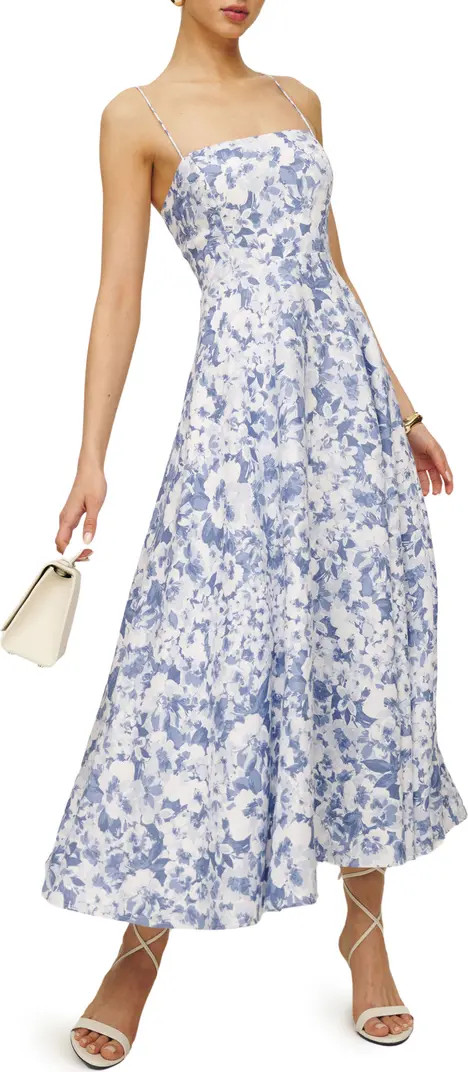 Reformation Monette Floral Linen Maxi Dress | Nordstrom | Nordstrom