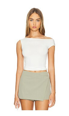 CLYQUE Emily Top in Ivory from Revolve.com | Revolve Clothing (Global)