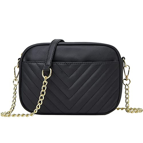 Phone Crossbody Bag with Chain Strap, Lightweight Vegan Leather Shoulder Purse for women | Amazon (US)