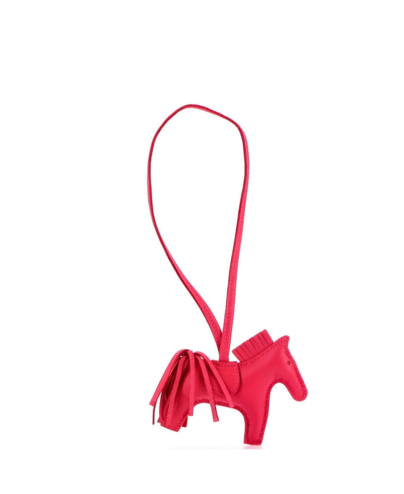 Pre-Owned HERMES Pm Mono-Tone GriGri Rodeo Bag Charm Leather | Bloomingdale's (US)