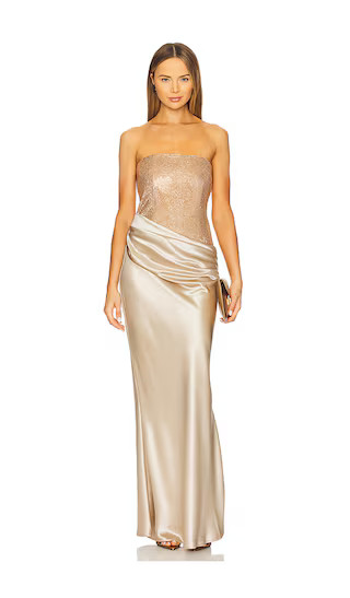 Alexandra Dress in Latte | Revolve Clothing (Global)