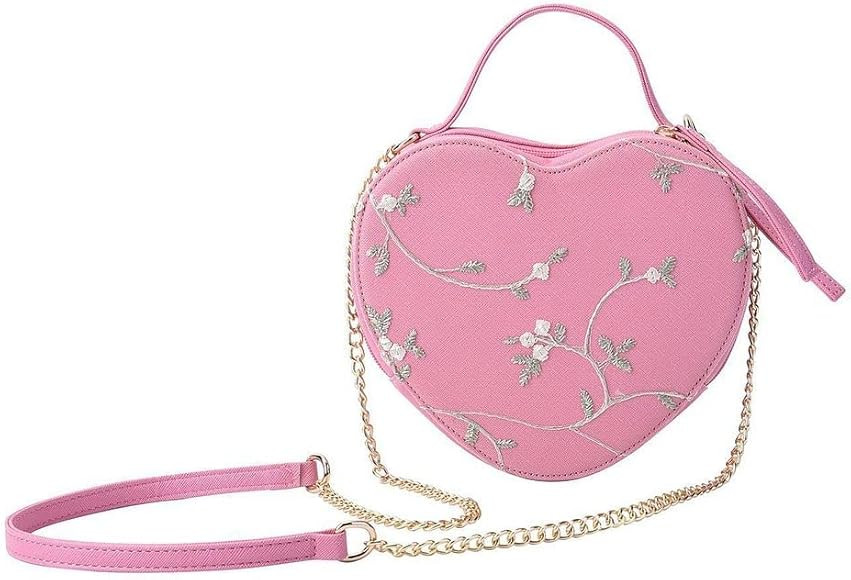 Shop LC Birthday Gifts Faux Leather Heart Crossbody Bags for Women Zipper Closure Shoulder Strap ... | Amazon (US)