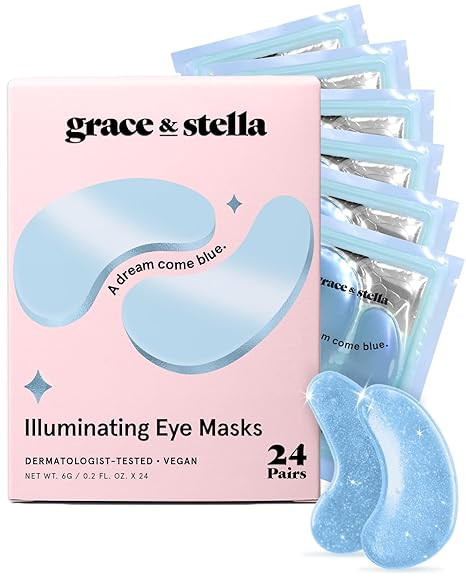 grace & stella Award Winning Under Eye Mask Reduce Dark Circles, Puffy Eyes, Undereye Bags, Wrink... | Amazon (US)