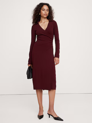 Polo Wrap Sweater Dress | Banana Republic (US)
