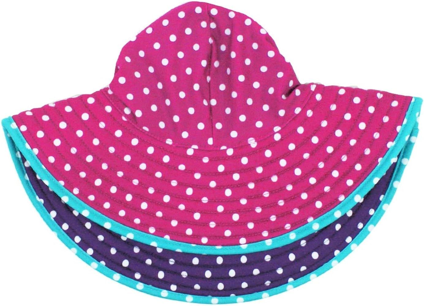 Baby/Toddler Girls UPF 50+ Sun Protective Wide Brim Swimwear Sun Hat | Amazon (US)