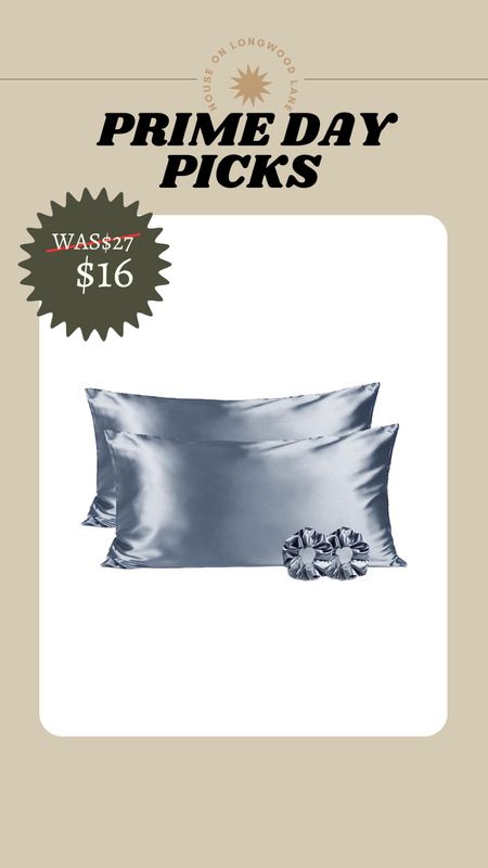 40% OFF + 20% OFF COUPON
King size set of satin pillow cases! I've heard so many good things about these. Good for your face and hair! 15 different color ways and 4 pillow sizes. 5K 4.7 ⭐️ reviews

#LTKxPrimeDay #LTKFind #LTKsalealert