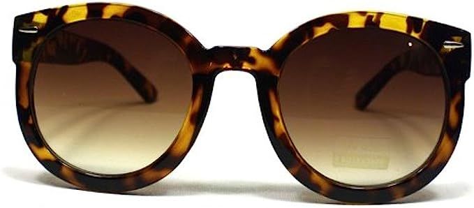 grinderPUNCH Women's Designer Inspired Oversized Round Circle Sunglasses Mod Fashion | Amazon (US)