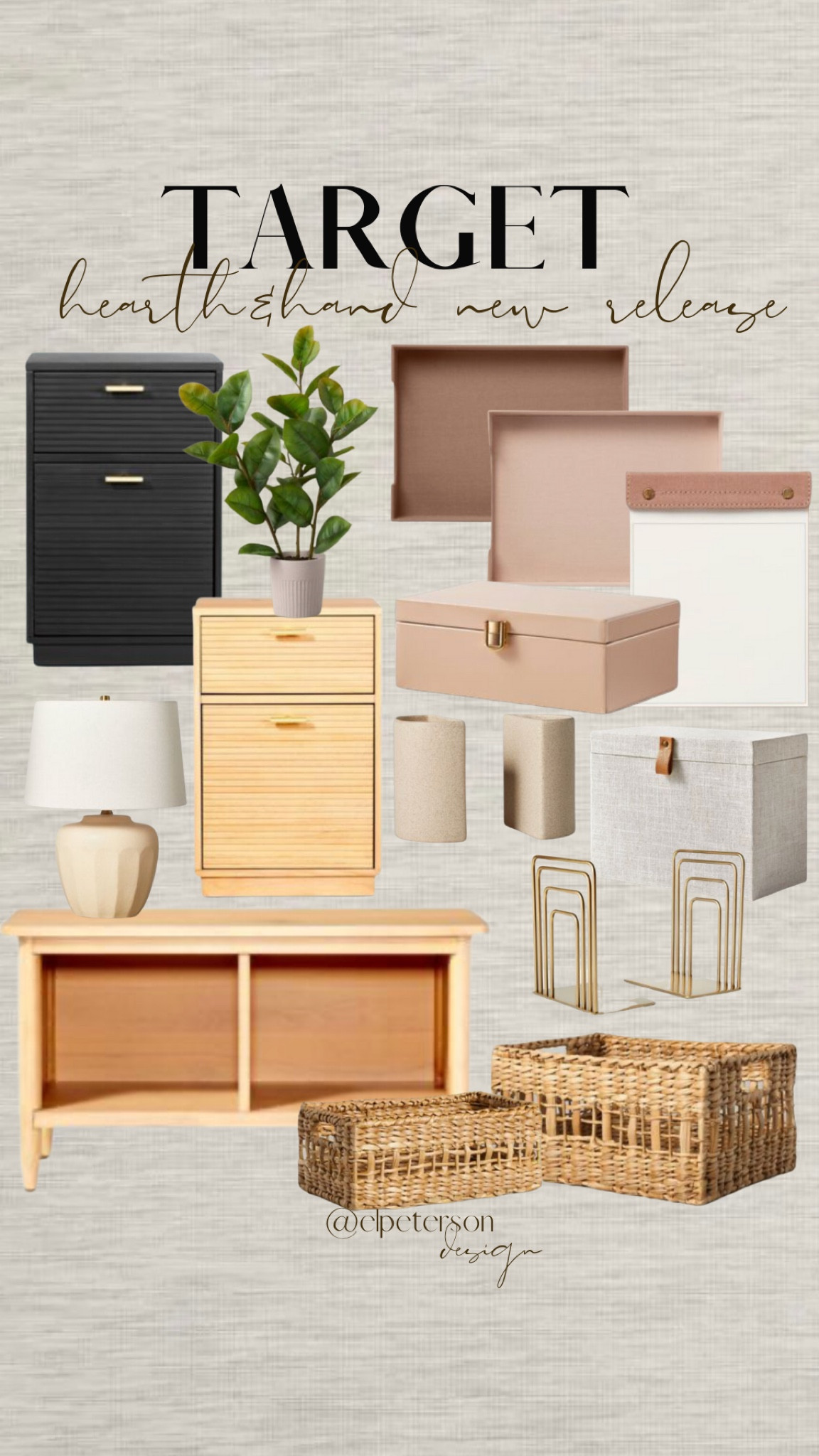 Office
Filing cabinet 
Office supplies
Table lamp
Decorative boxes
Cabinet

#LTKhome