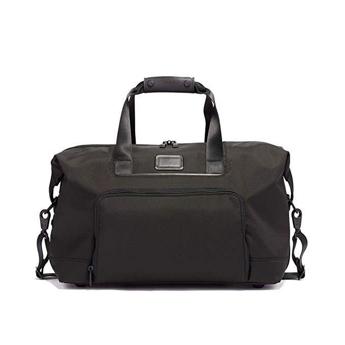 TUMI - Alpha 3 Double Expansion Travel Satchel - Duffle Bag for Men and Women - Black | Amazon (US)