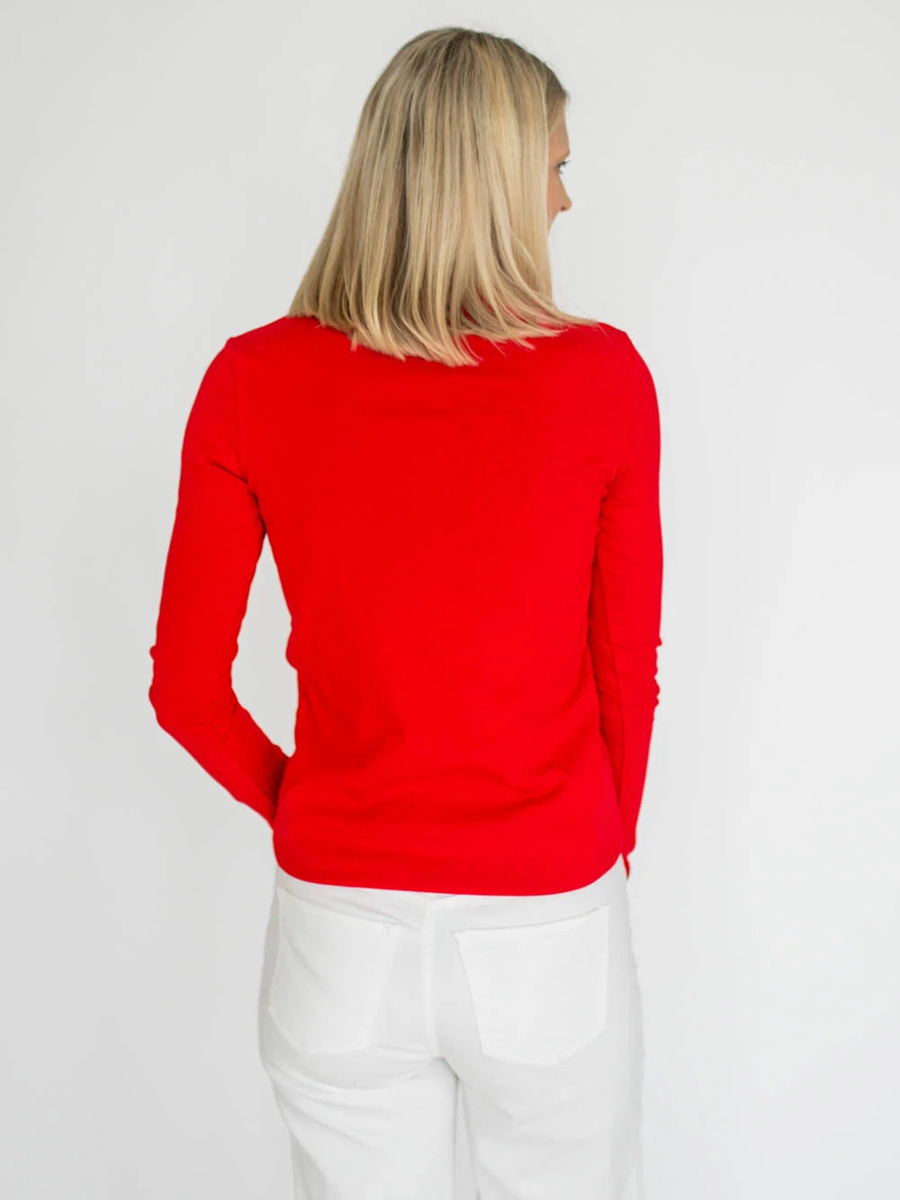 Crème de la Crème Tall Tee - Red | Amalli Talli