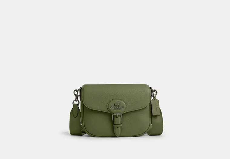 Coach Outlet Amelia Saddle Bag - Green | Coach Outlet US