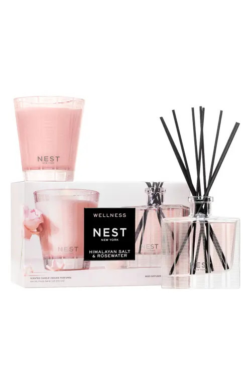 NEST New York Himalayan Salt & Rosewater Classic Candle & Reed Diffuser Set (Nordstrom Exclusive) $110 Value at Nordstrom | Nordstrom
