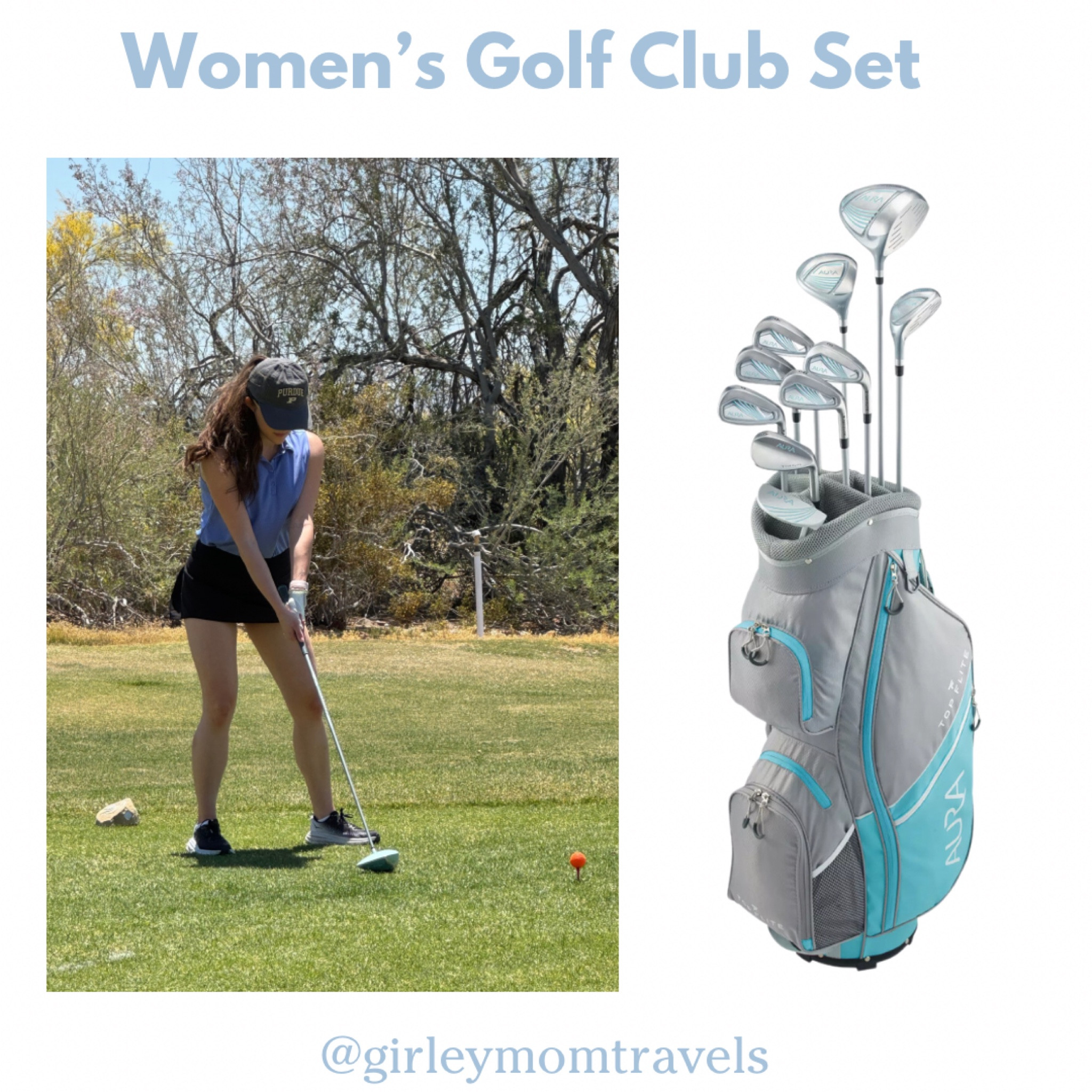 One of our daughters has taken up golf at age 23. She's enjoying this set. It's a fun family activity. Ladies Golf Clubs. 

#LTKFamily #LTKGiftGuide #LTKActive