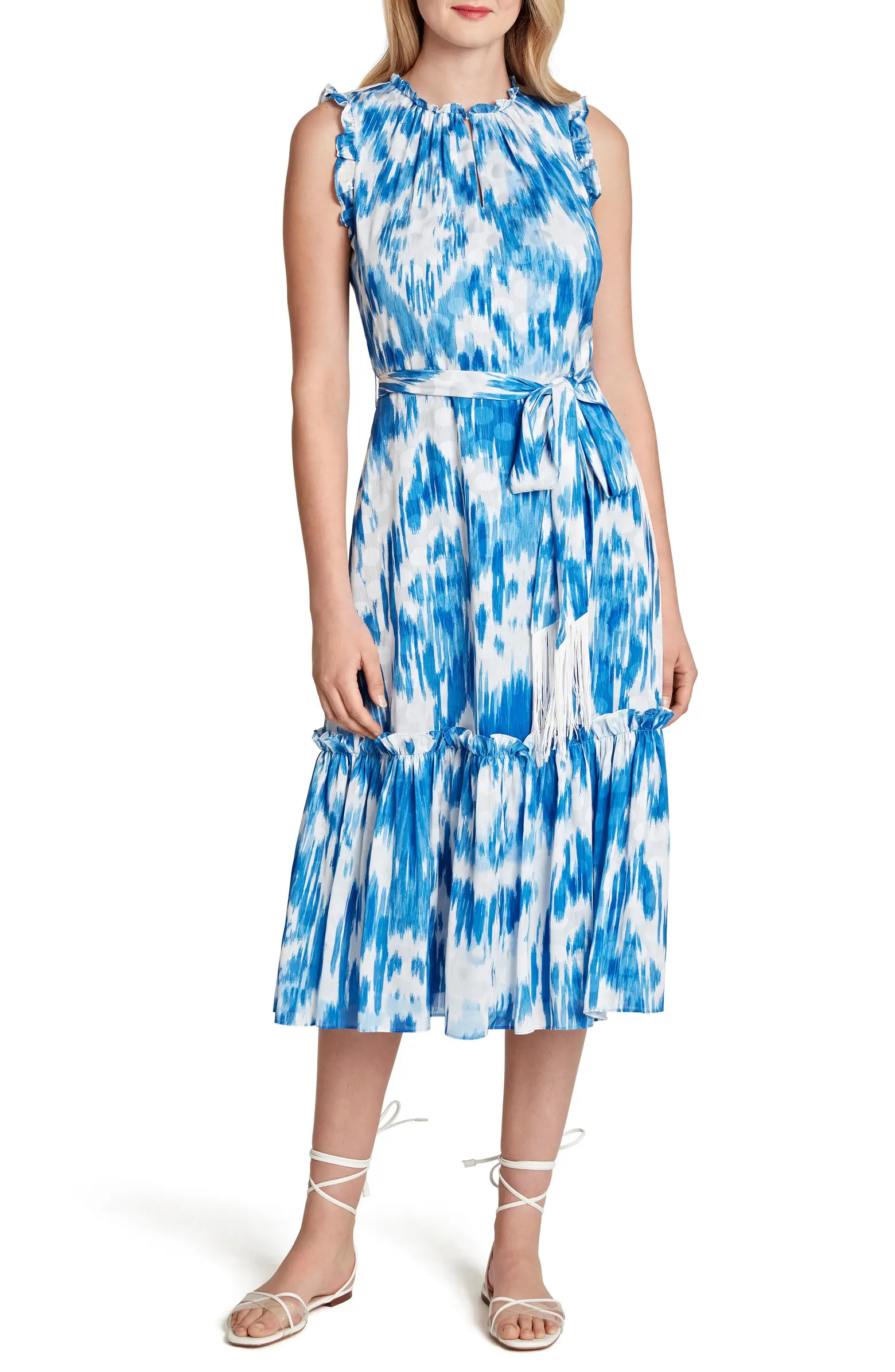 Crinkle Midi Dress | Nordstrom