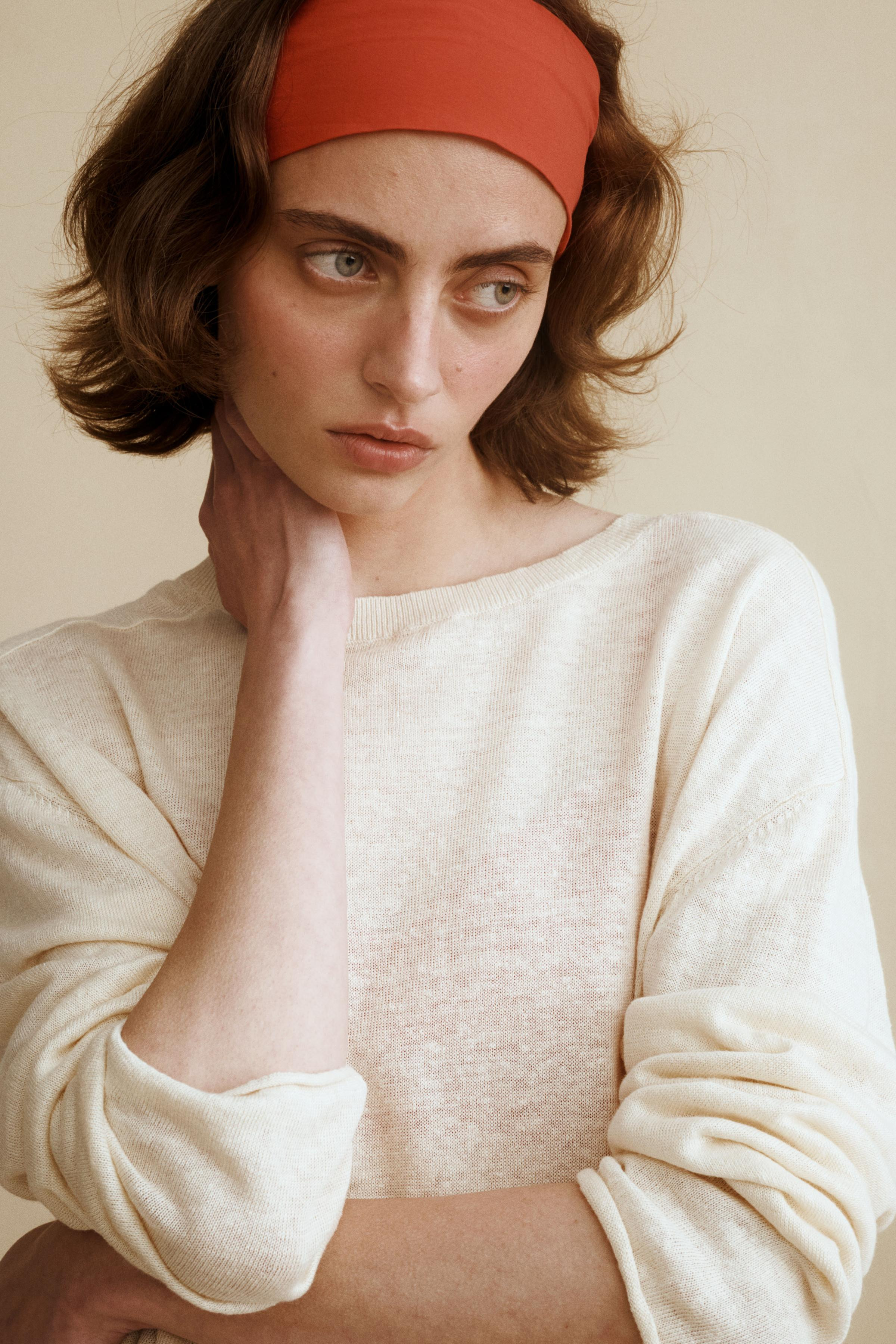 100% LINEN KNIT JUMPER CREATED BY CARAMEL LONDON X ZARA | Zara FR