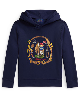 Polo Ralph Lauren Boys 8-20 Polo Bear Fleece Long-Sleeve Hoodie - Macy's | Macy's