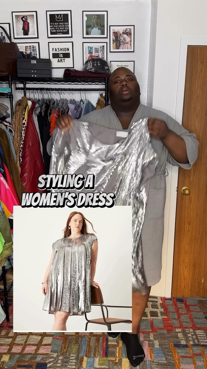 Styling a dress as a top because clothing has no gender it’s all about how you style something 🌈

#LTKPlusSize #LTKStyleTip #LTKMens