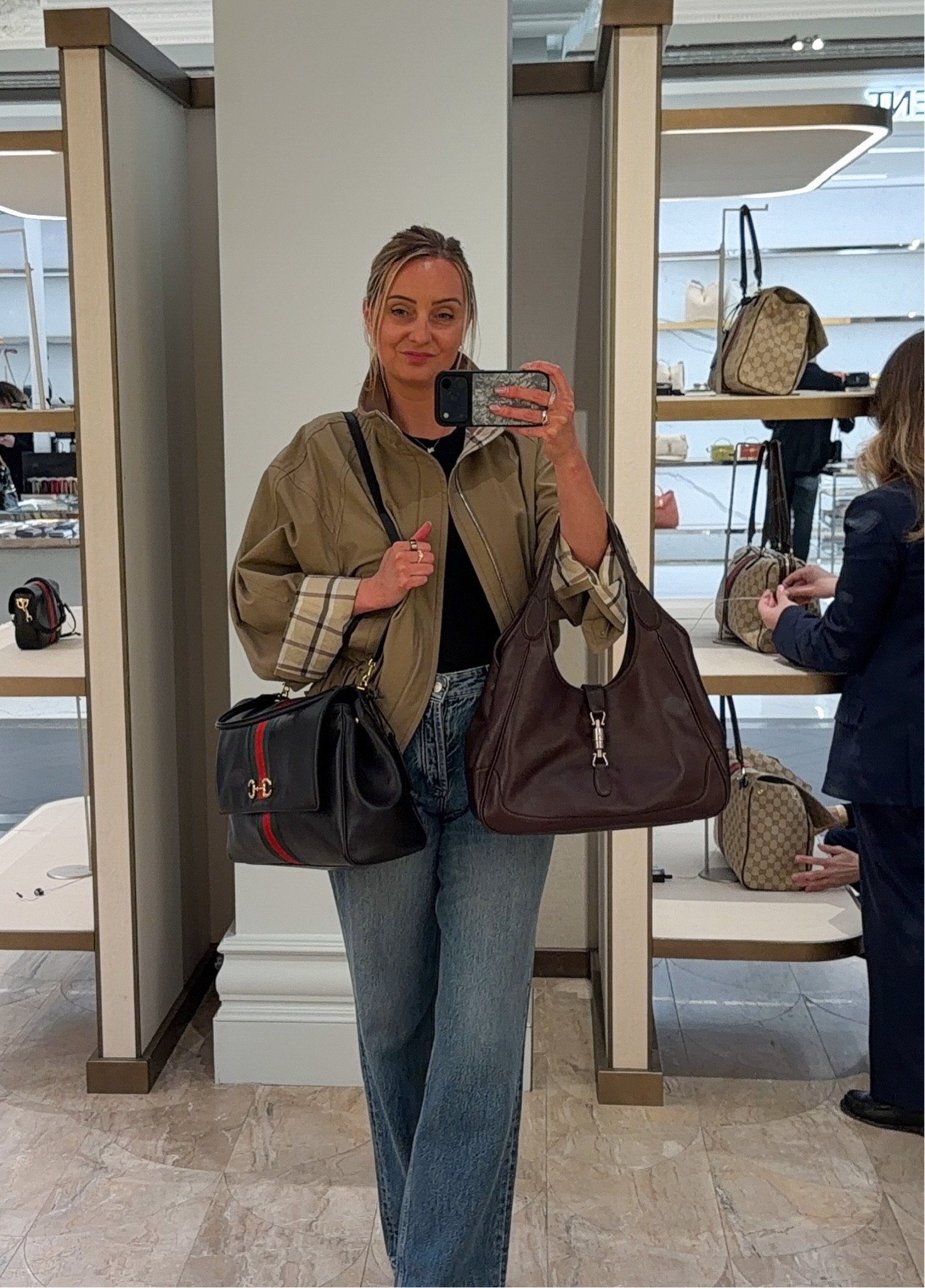 Shopping new Gucci bags the Mercato and Paparazzo ❤️