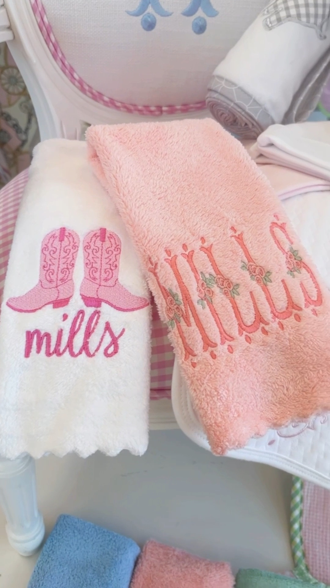 Super soft, scalloped edge, and a perfect canvas for a monogram! 

#LTKFamily #LTKBaby