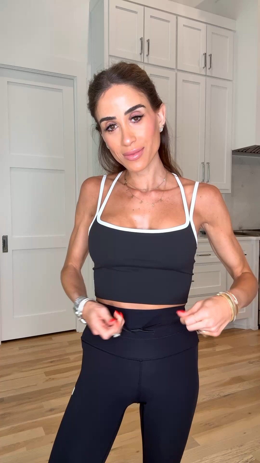 you have to grab this Daily Layered Tank. I love the layered black and white combo, and it has a built in bra. I am wearing size xs. The fabric is incredibly soft! #vuoripartner @vuoriclothing 

#LTKPetite #LTKActive #LTKfitnessgoals