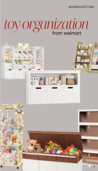 Toy organization makes the chaotic play areas feel so much calmer @walmart 