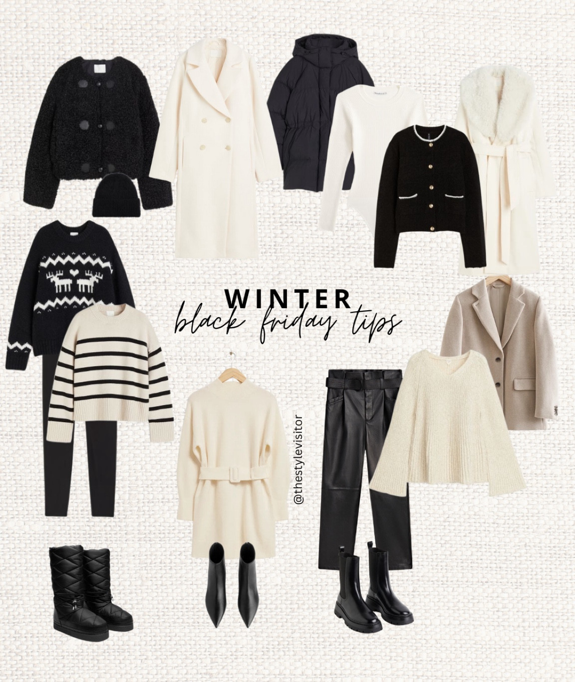 I selected a &otherstories, Abercrombie and H&M sale items for you! Be aware for &otherstories you need to sign up to access 20 % discount. Same goes for Massimo Dutti. Moonboots are from &otherstories. Some sizes are all sold out in one country but available in another so I tried my very best to select items that are still available! 

Read the size guide/size reviews to pick the right size.

Leave a 🖤 to favorite this post and come back later to shop

Cyber sale, black friday deals, winter outfit, winter jumper, winter sweater, leather trousers, sale alert,

#LTKCyberWeek #LTKsalealert #LTKCyberSaleUK